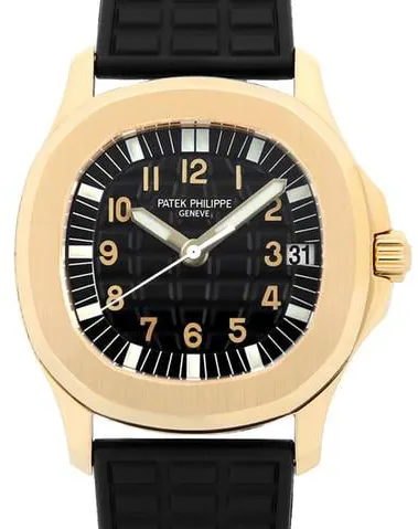 Patek Philippe Aquanaut 5066J-001 34mm Yellow gold Black