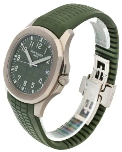 Patek Philippe Aquanaut 5168G-010 42mm White gold Green 2