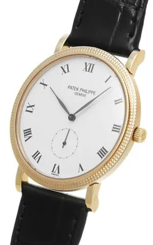 Patek Philippe Calatrava 3919J-001 33mm Yellow gold White 1