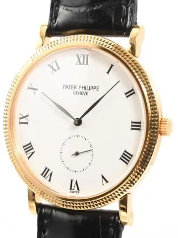 Patek Philippe Calatrava 3919J 33.5mm Yellow gold White 1