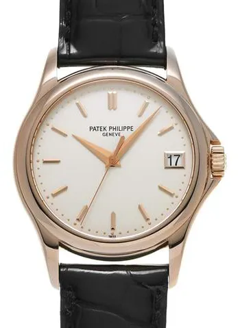 Patek Philippe Calatrava 5127R-001 37mm Rose gold Silver