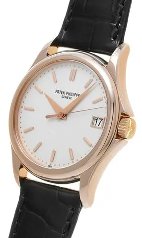 Patek Philippe Calatrava 5127R-001 37mm Rose gold Silver 1