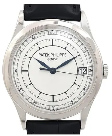 Patek Philippe Calatrava 5296G-001 38mm White gold Silver