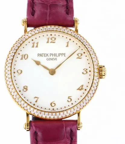 Patek Philippe Calatrava 7200/200R-001 34.5mm Rose gold Silver