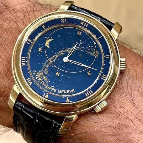 Patek Philippe Celestial 5102J 43mm Yellow gold Blue