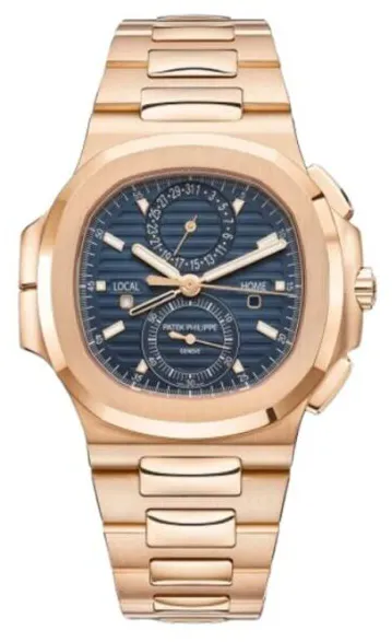 Patek Philippe Nautilus 5990/1R-001 40.5mm Rose gold Blue