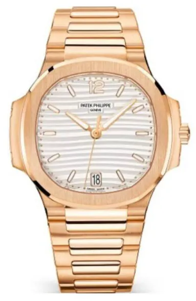 Patek Philippe Nautilus 7118/1R-001 35mm Rose gold White