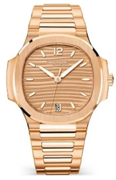 Patek Philippe Nautilus 7118/1R-010 35mm Rose gold Brown