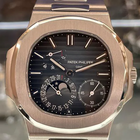 Patek Philippe Nautilus Moonphase 5712/1A-001 40mm Stainless steel Blue 2