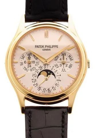 Patek Philippe Perpetual Calendar 5140J 36mm Yellow gold Silver