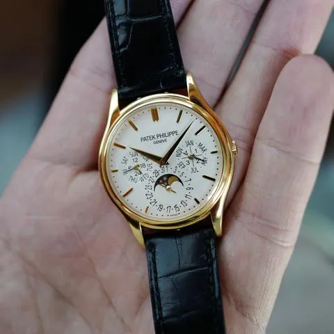 Patek Philippe Perpetual Calendar 5140J 36mm Yellow gold Silver 2