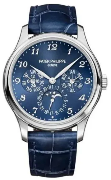 Patek Philippe Perpetual Calendar 5327G-001 39mm White gold Blue