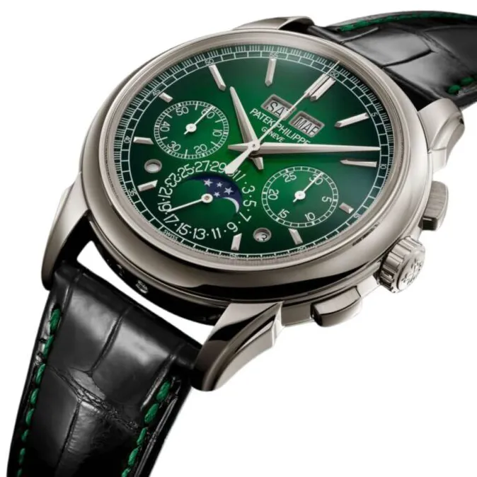 Patek Philippe Perpetual Calendar Chronograph 5270P-014 41mm Platinum Green 1