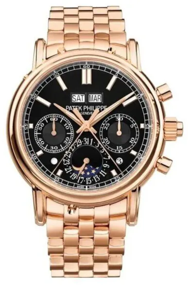 Patek Philippe Perpetual Calendar Split-Seconds Chronograph 5204/1R-001 40mm Rose gold Black