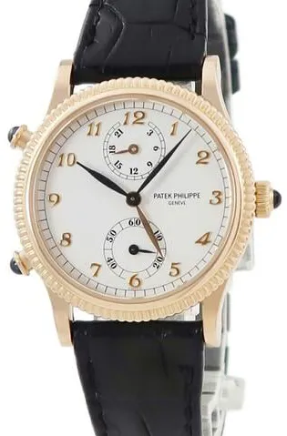 Patek Philippe Travel Time 4864R-001 29.5mm Rose gold White