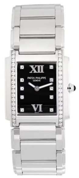 Patek Philippe Twenty~4 4910/10A-001 25mm Stainless steel Black