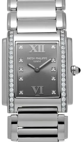 Patek Philippe Twenty~4 4910/10A-010 25mm Stainless steel Gray