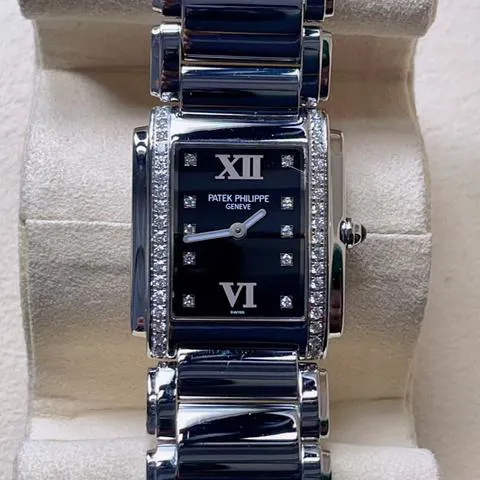 Patek Philippe Twenty~4 4910/10A-011 25mm Stainless steel Black