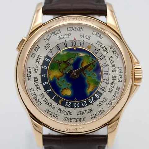 Patek Philippe World Time 5131R-001 39.5mm Rose gold Multi-color