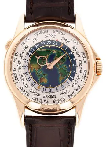 Patek Philippe World Time 5131R-001 39mm Rose gold Multi-color