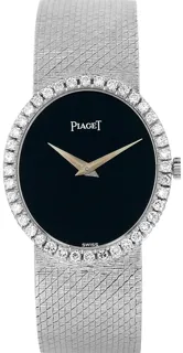 Piaget Vintage 9826 White gold Black