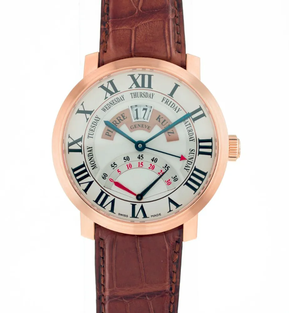 Pierre Kunz Spirit of Challenge PKG 009 GD 44mm Rose gold White