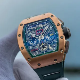 Richard Mille RM 011 RM011 AJ RG Rose gold Skeletonized