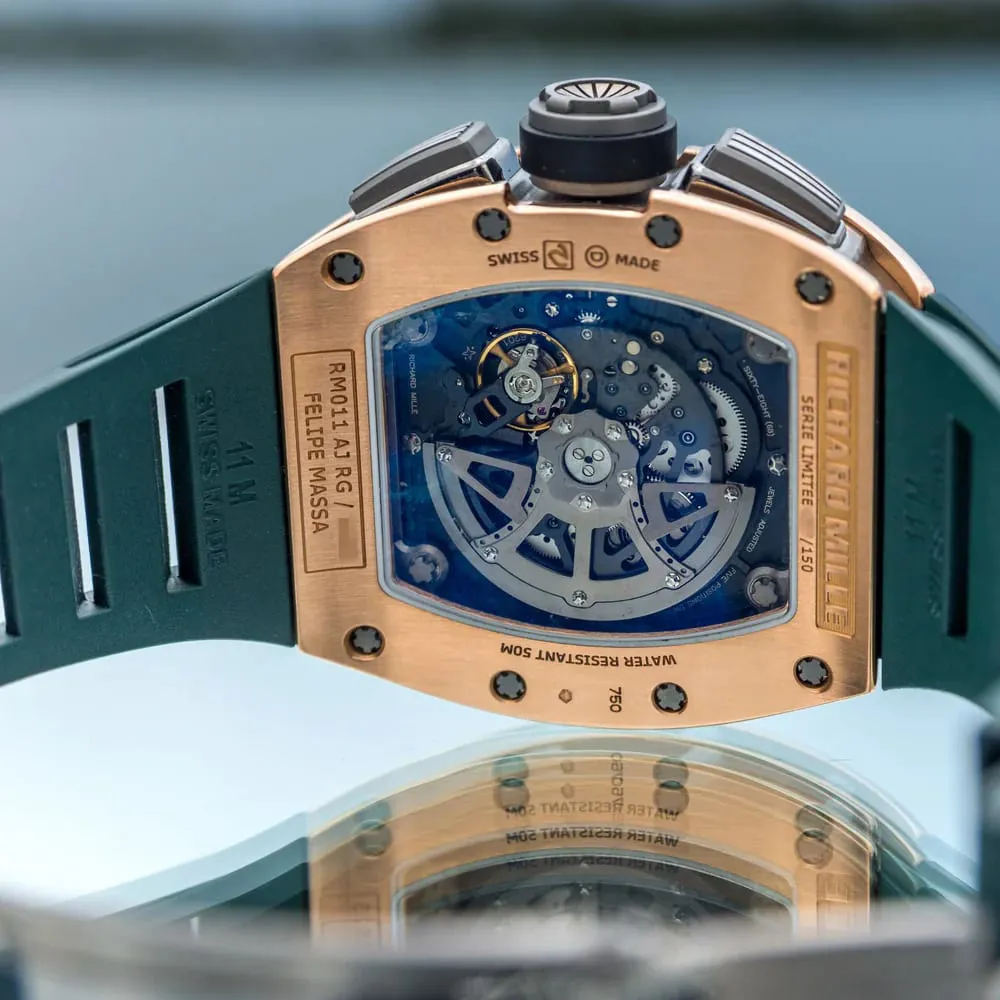 Richard Mille RM 011 RM011 AJ RG 50mm Rose gold Skeletonized 3