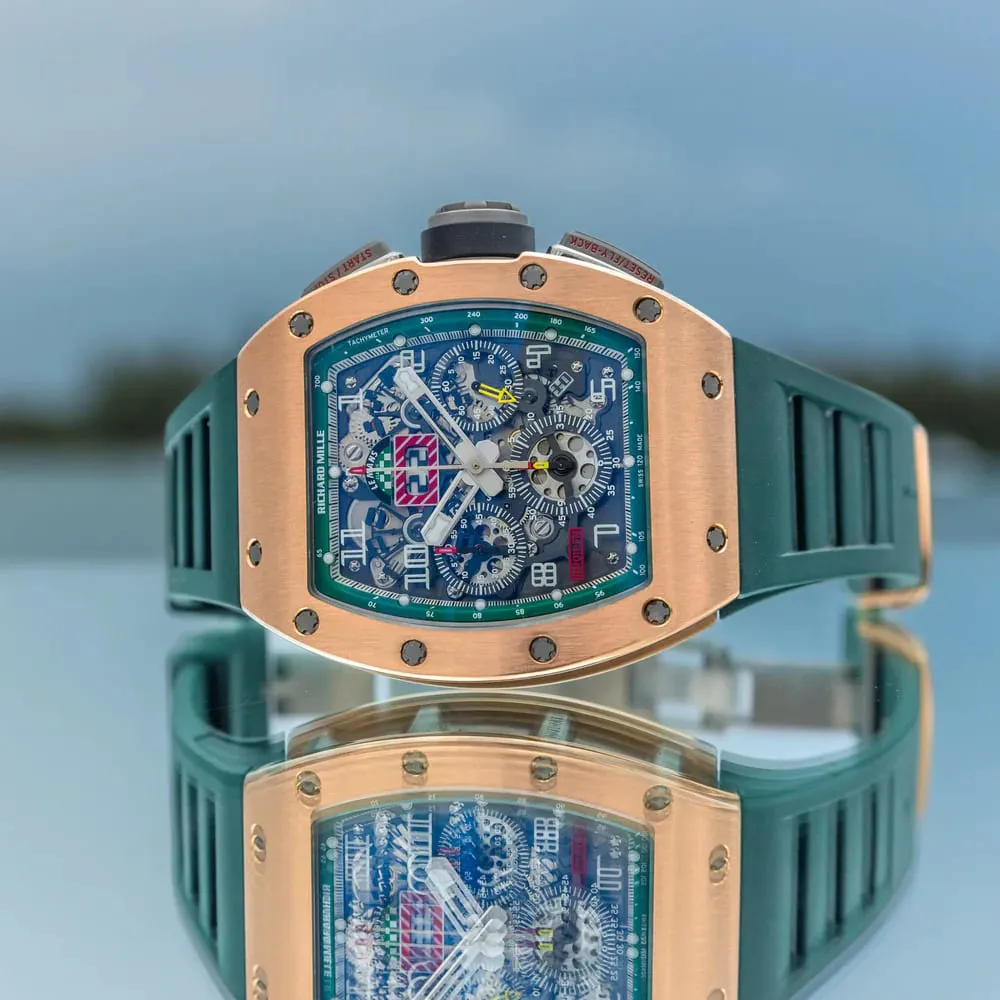 Richard Mille RM 011 RM011 AJ RG 50mm Rose gold Skeletonized 4