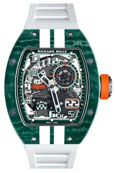 Richard Mille RM 029 RM029 FQ 40mm Carbon fiber Gray