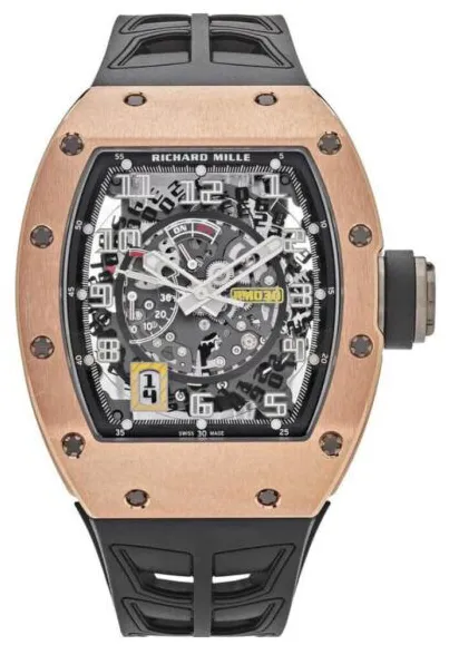 Richard Mille RM 030 RM 030 RG 50mm Rose gold Skeletonized