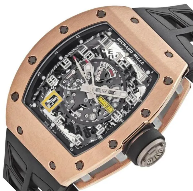 Richard Mille RM 030 RM 030 RG 50mm Rose gold Skeletonized 1