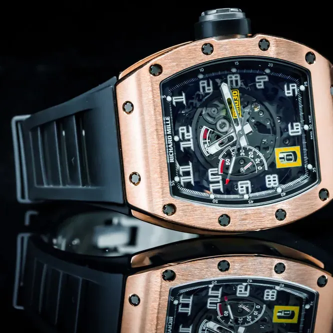 Richard Mille RM 030 RM 030 42.5mm Rose gold Skeletonized 3