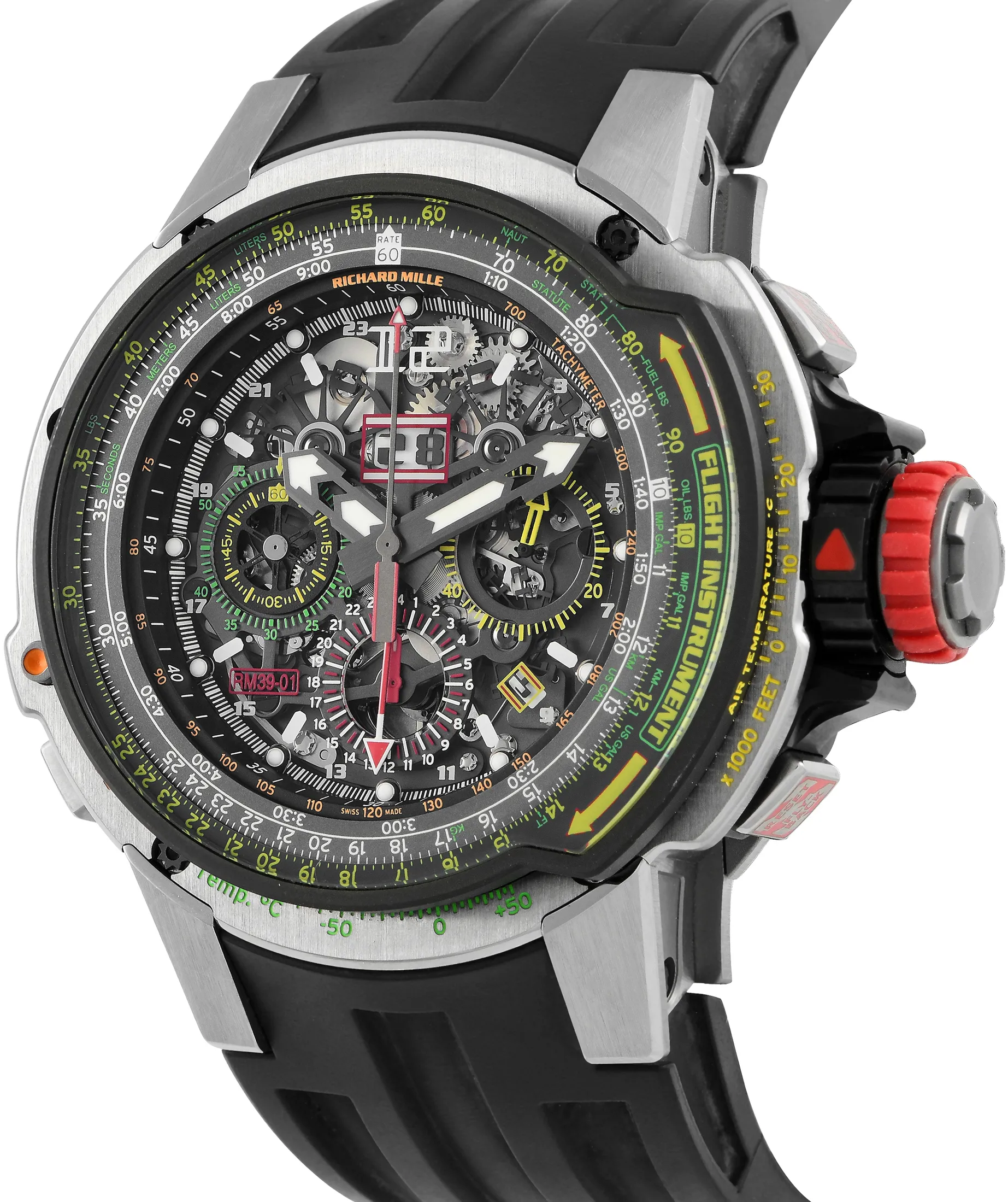 Richard Mille RM39-01 RM 39-01 50mm Titanium Skeletonized 1