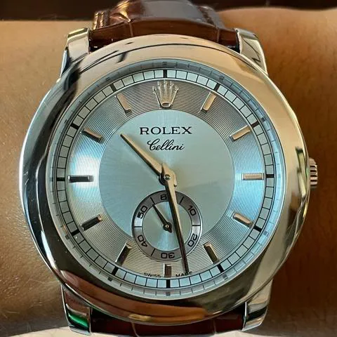 Rolex Cellini 5241/6 38mm Platinum Turquoise