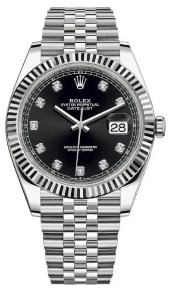 Rolex Datejust 41 126334-0012 41mm White gold and Oystersteel Black