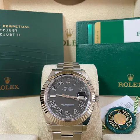 Rolex Datejust II 116334 41mm Stainless steel Black