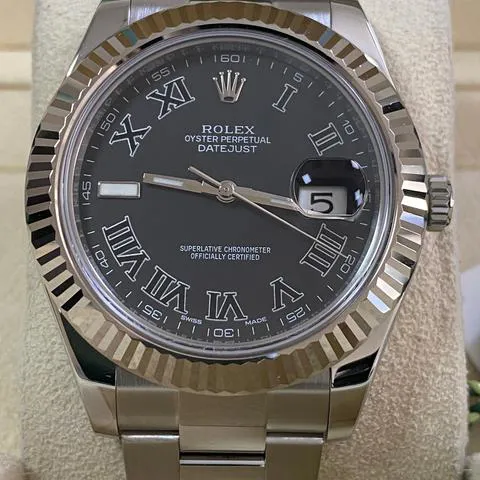 Rolex Datejust II 116334 41mm Stainless steel Black 1