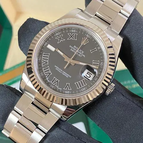 Rolex Datejust II 116334 41mm Stainless steel Black 13