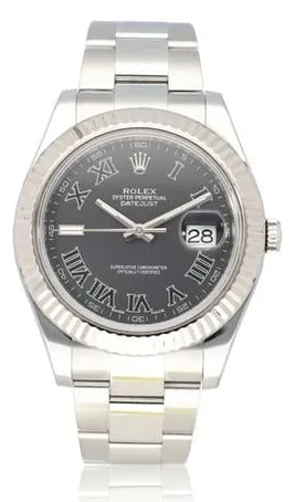 Rolex Datejust II 116334 White gold White