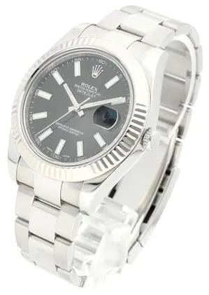 Rolex Datejust II 116334 41mm Stainless steel Black 2