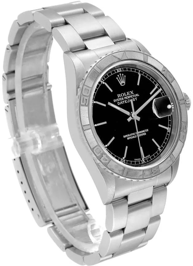 Rolex Datejust Turn-O-Graph 16264 36mm Stainless steel Black 2