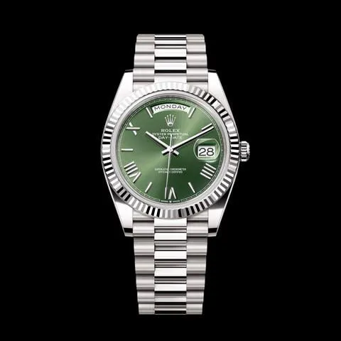 Rolex Day-Date 40 228239 40mm White gold Green