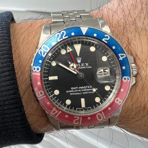 Rolex GMT-Master 1675 40mm Stainless steel Black