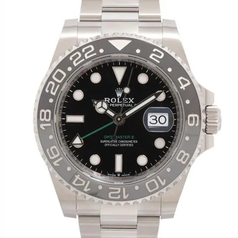 Rolex GMT-Master II 126710GRNR 40mm Stainless steel Black