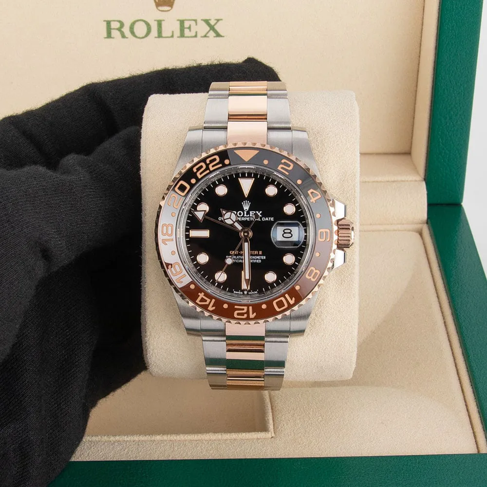 Rolex GMT-Master II 126711CHNR-0002 40mm Oystersteel and Everose gold Black