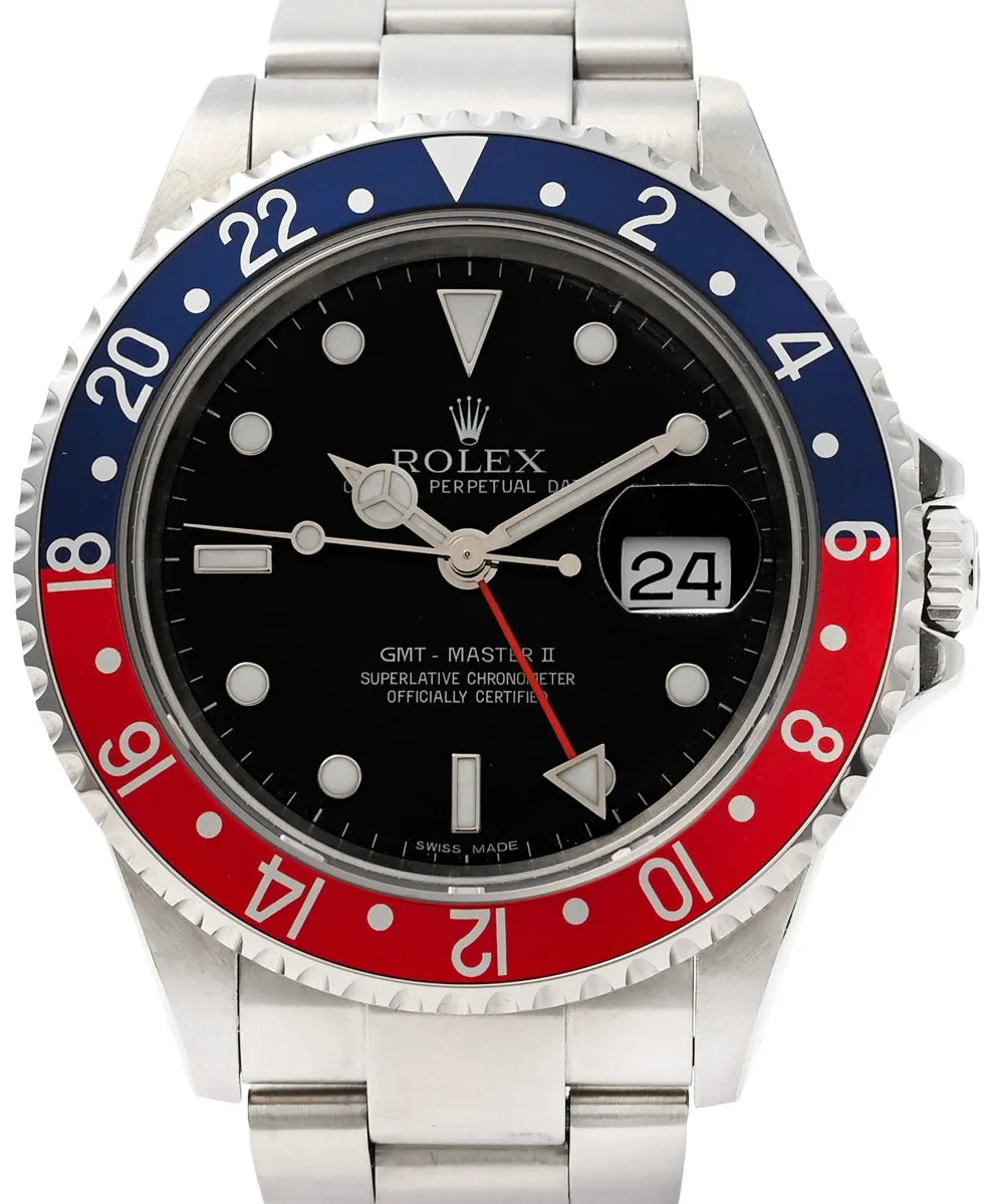 Rolex GMT-Master II 16710 40mm Stainless steel Black