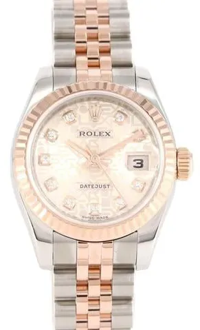 Rolex Lady-Datejust 179171G 26mm Rose gold and Stainless steel Rose