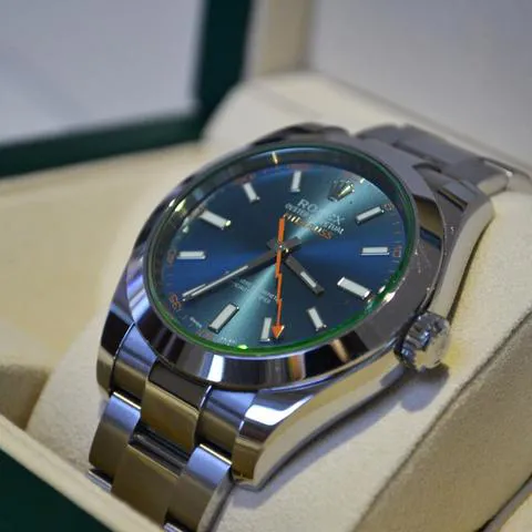 Rolex Milgauss 116400GV 40mm Stainless steel Blue