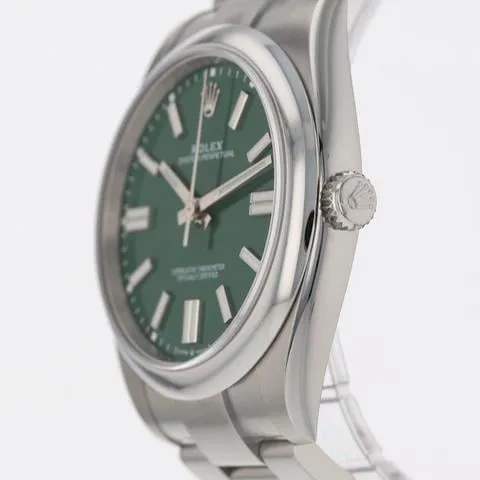 Rolex Oyster Perpetual 124300-0005 41mm Oystersteel Green 5